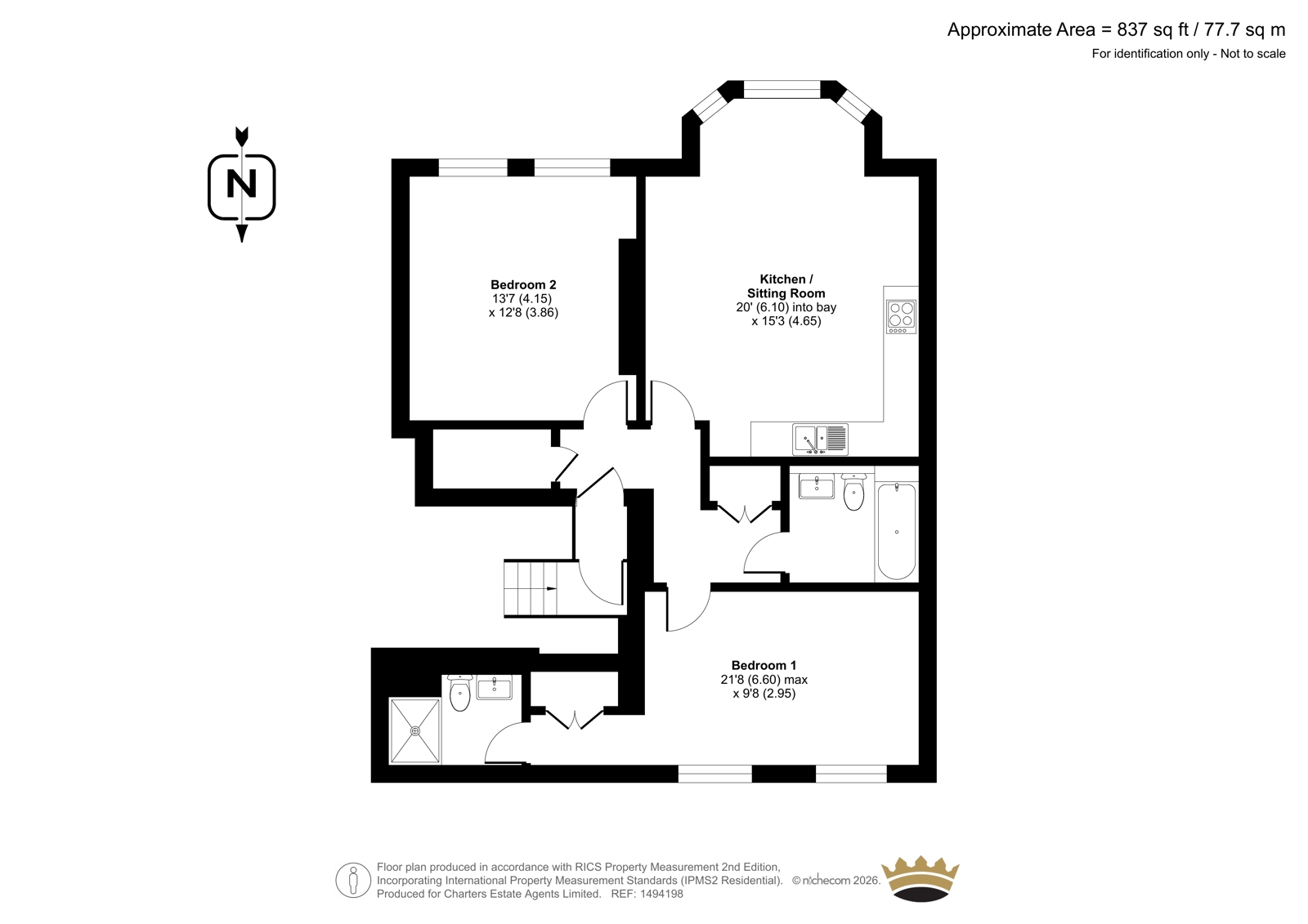 Emerald House- Apartment 4,, Albany Road, Hampshire floorplan