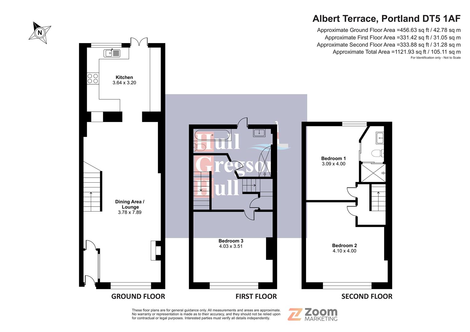 Albert Terrace, Portland. floorplan