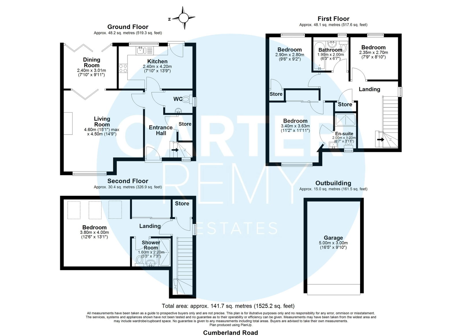 55, Cumberland Road, Grays floorplan