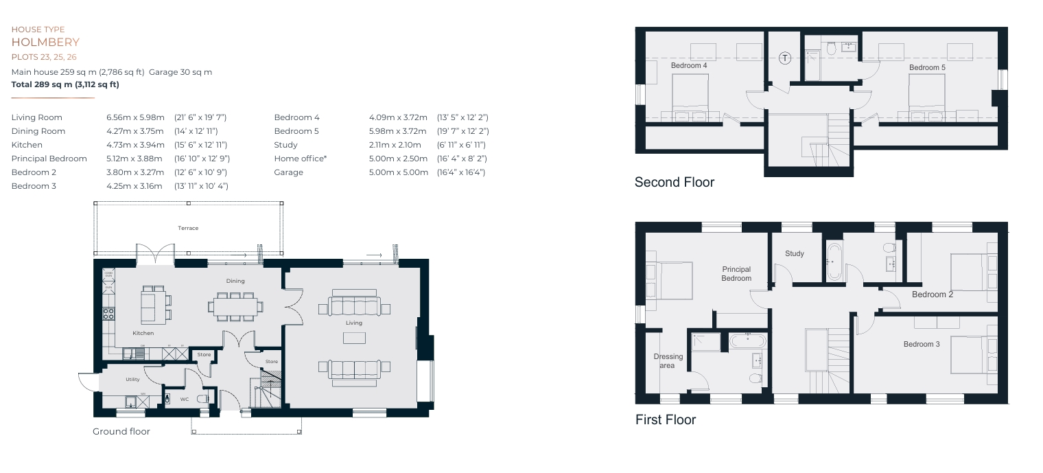 Plot 23 The Holmbury,, Alfold Gardens, Barons Drive, Cranleigh floorplan