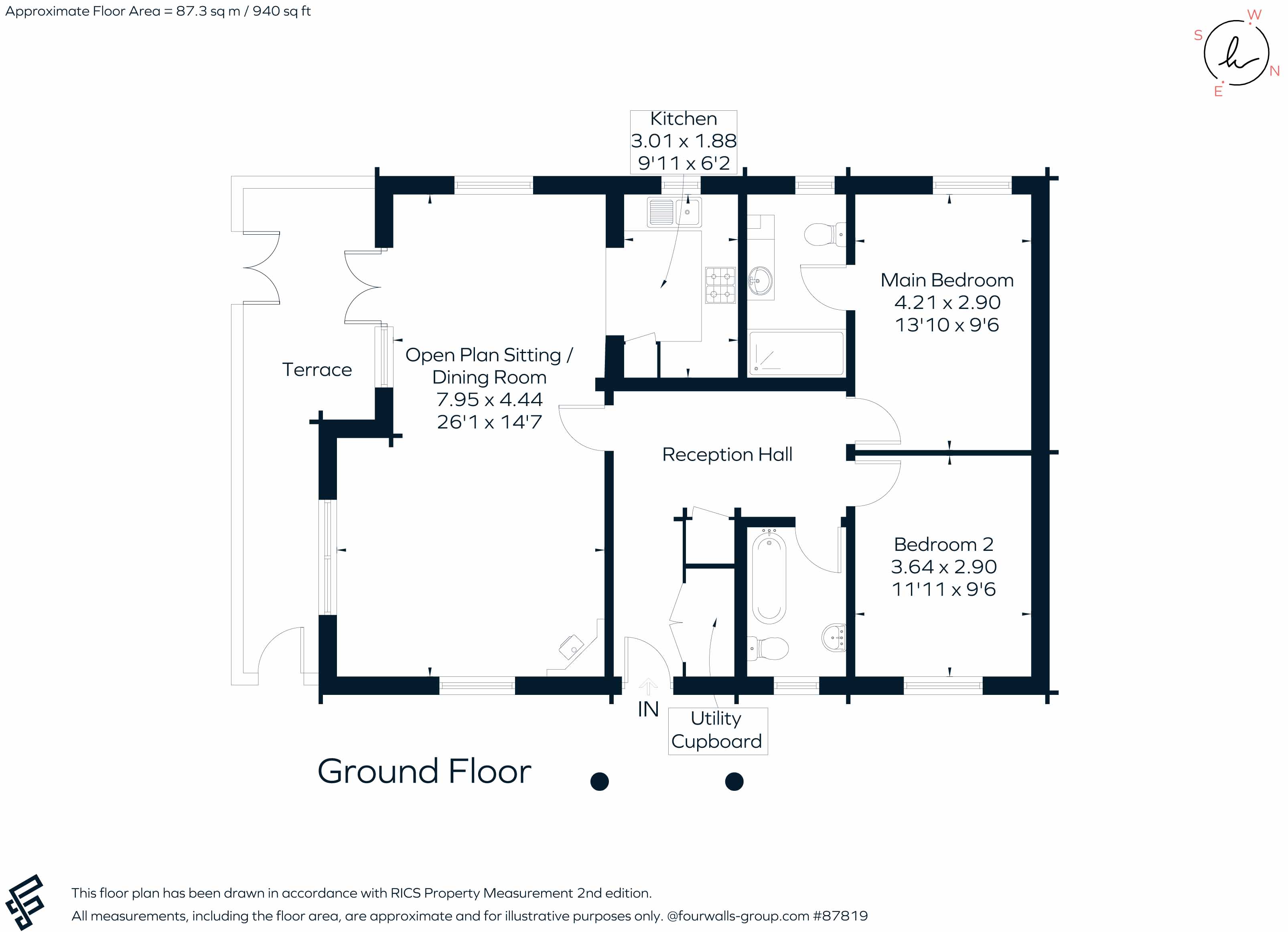 24 The Grove, Harleyford, Henley Road, Marlow floorplan