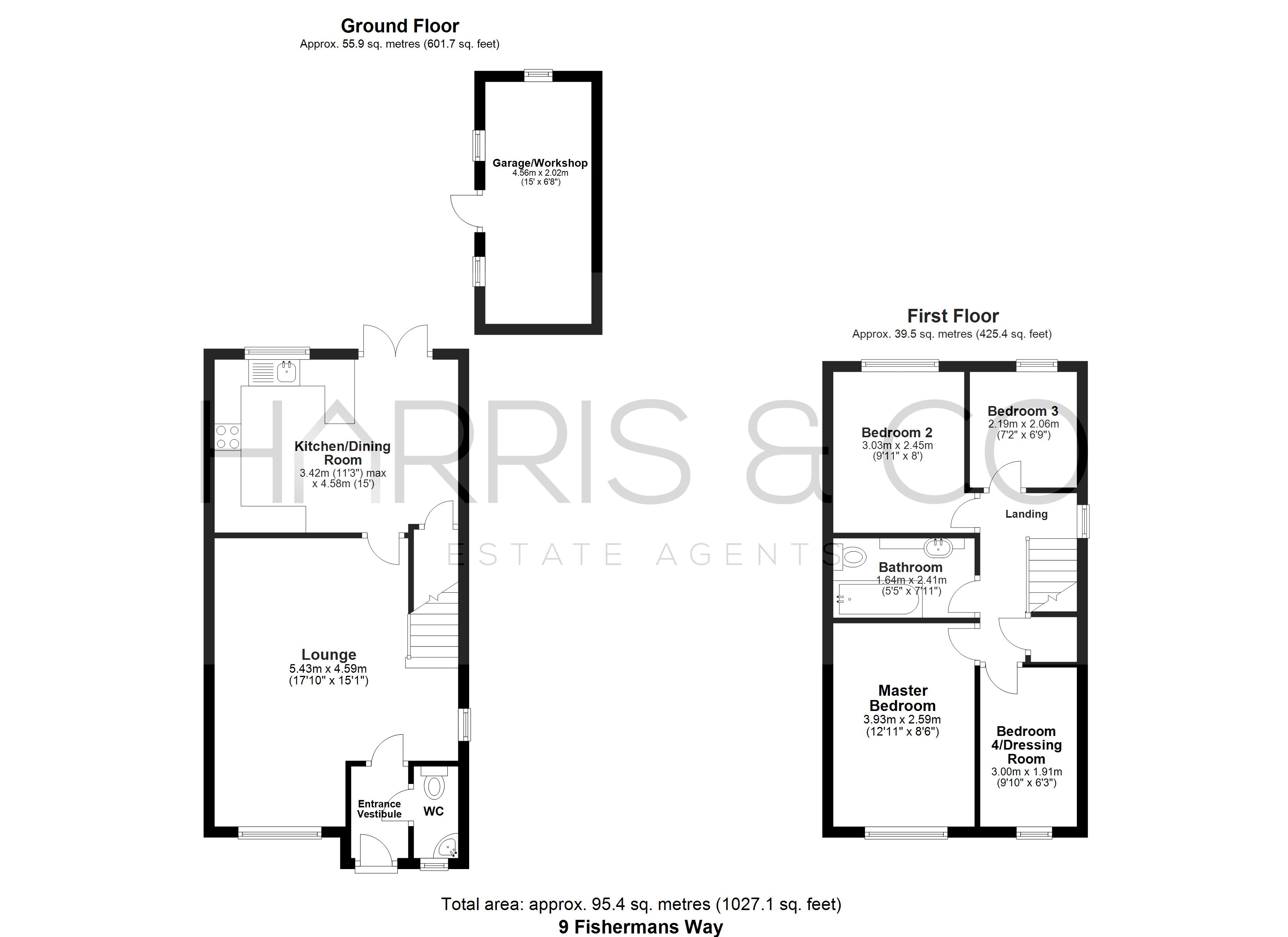 9, Fishermans Way, Lancashire floorplan