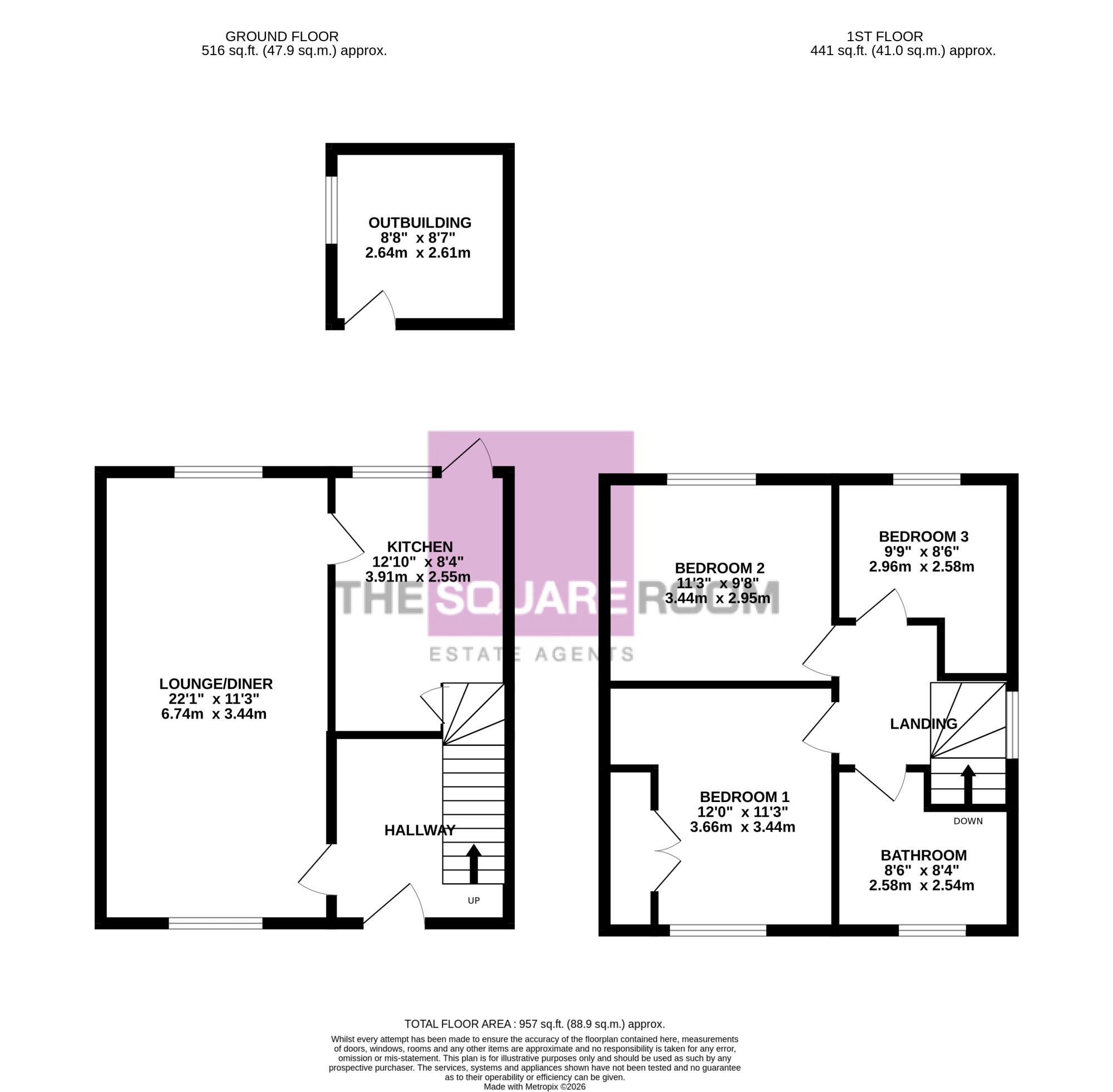 53, Park Lane, Preesall floorplan