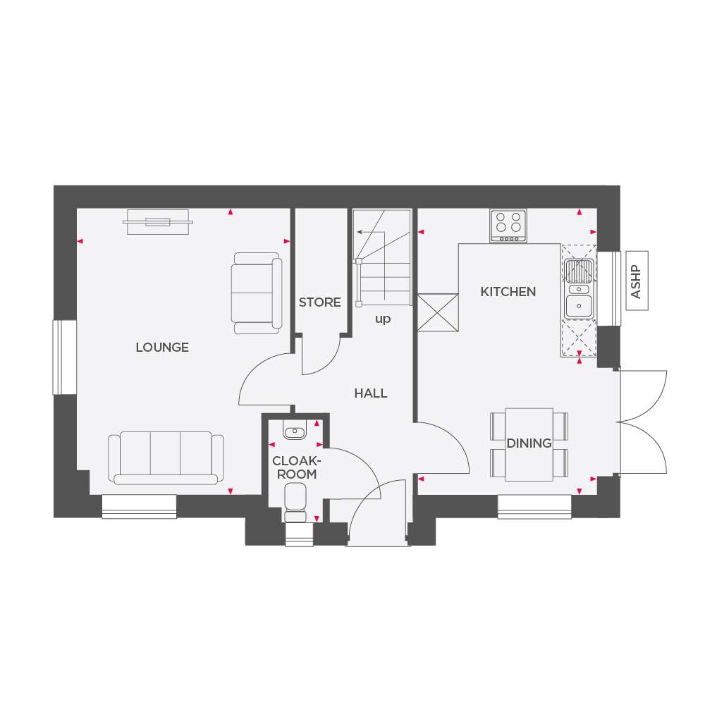 45, Harrow Drive, Higher Bartle floorplan