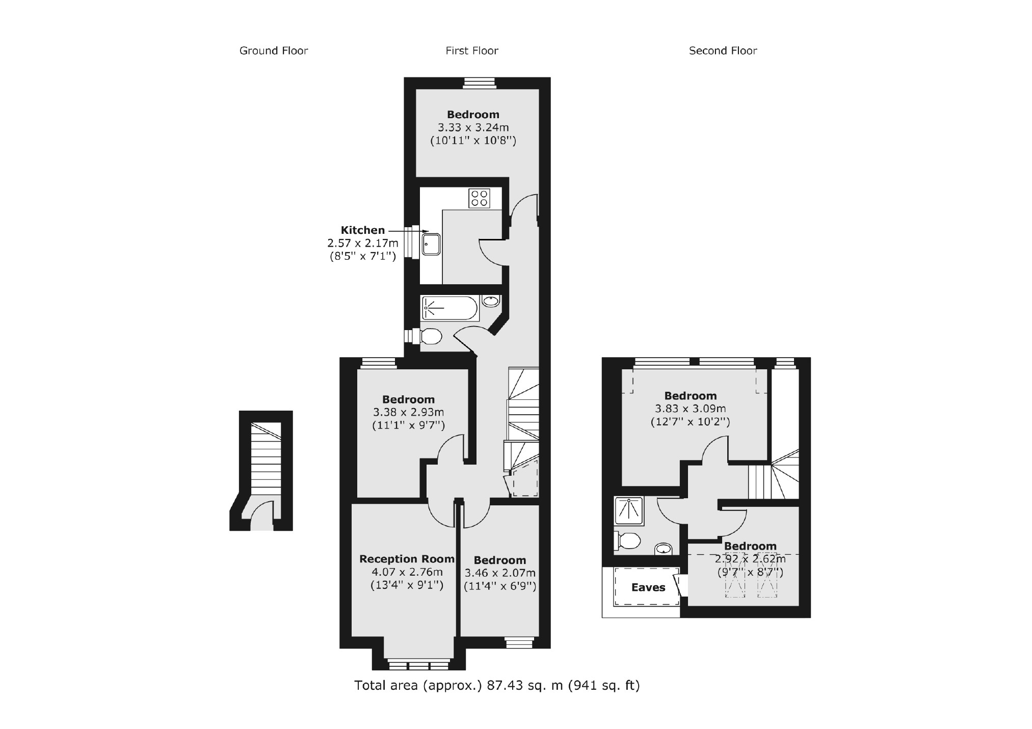 6B, Glenroy Street, London floorplan