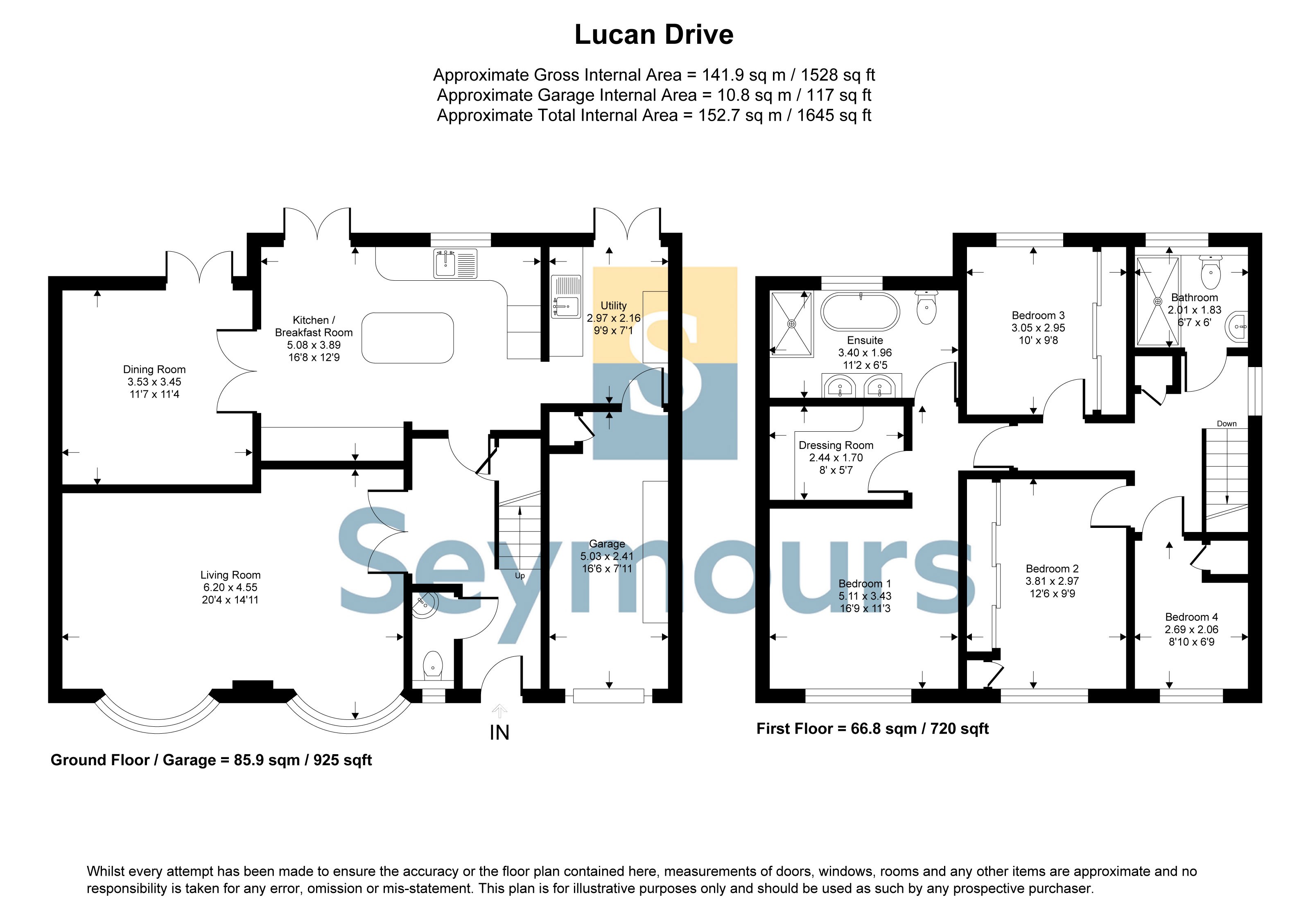 12, Lucan Drive, Surrey floorplan