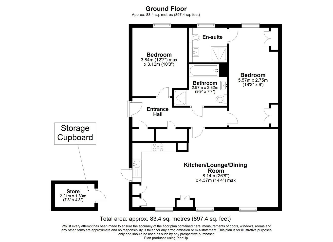 Marling Place, Terlingham Gardens, Folkestone floorplan