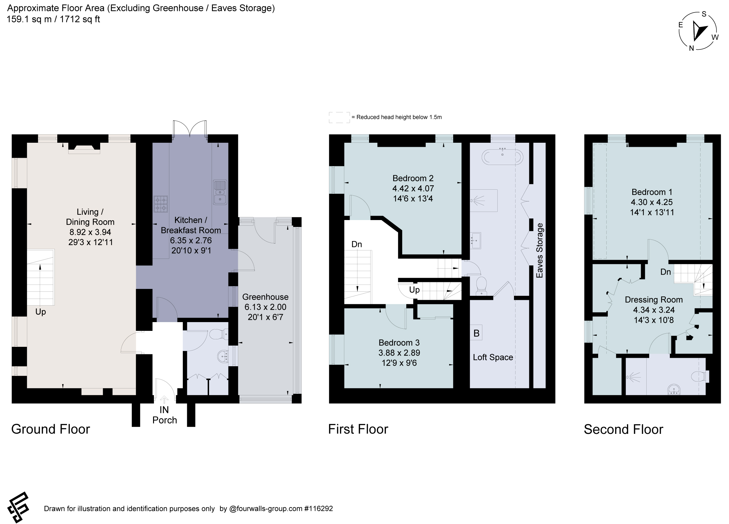 Washmeres, Colerne floorplan