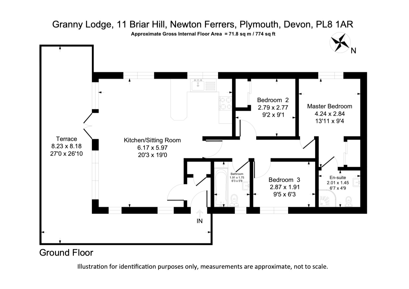 11,Granny Lodge, Briar Hill, Plymouth floorplan