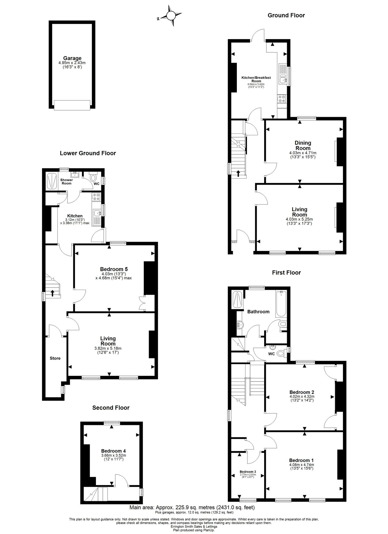 34, College Road, Cheltenham floorplan