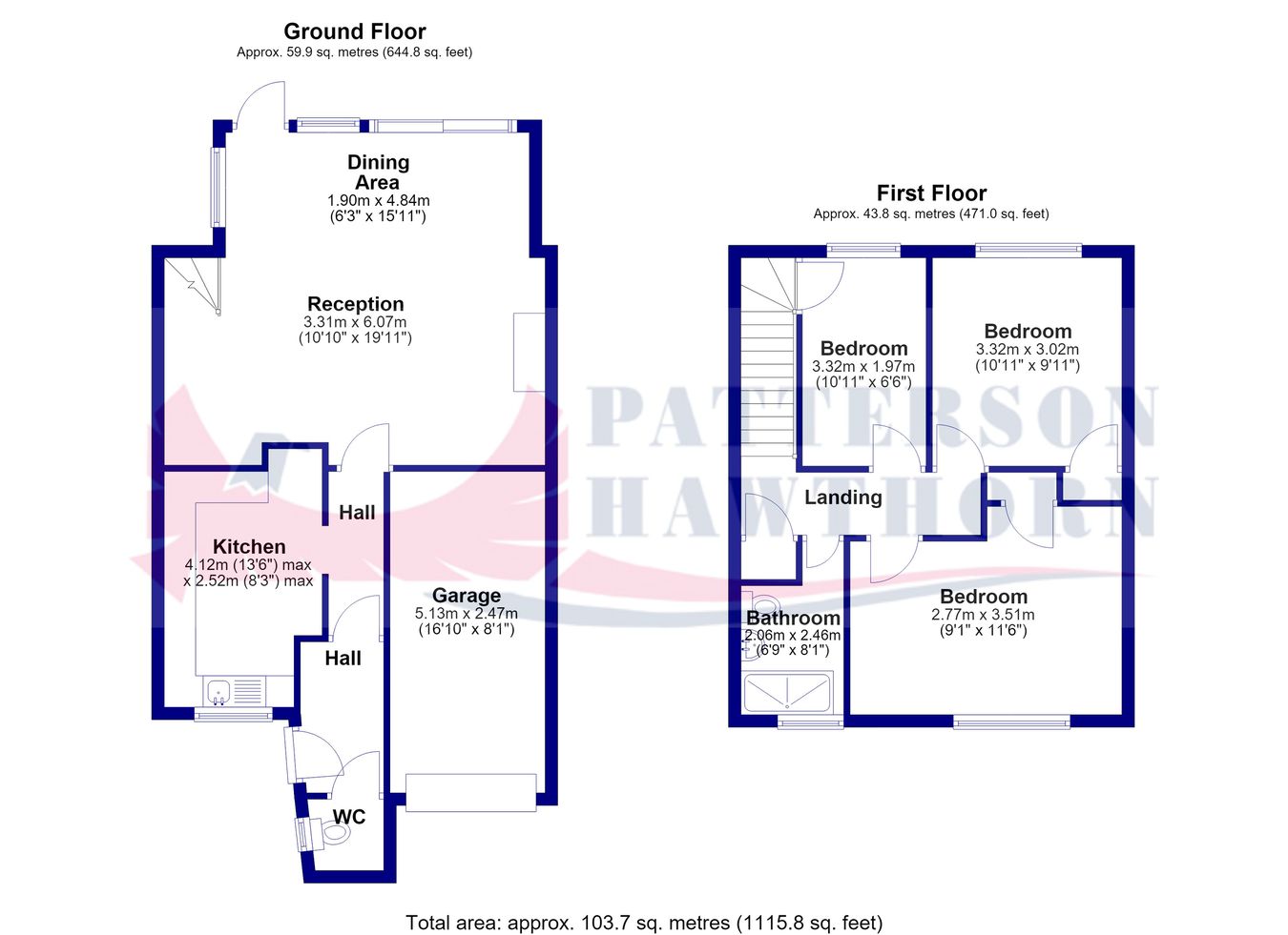 10, Fagus Avenue, Rainham floorplan