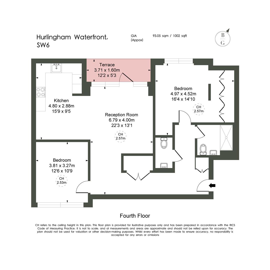 Hurlingham Waterfront, Fulham floorplan