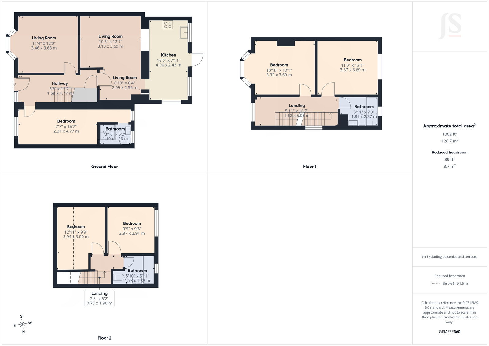 67, Orchard Avenue, Lancing floorplan