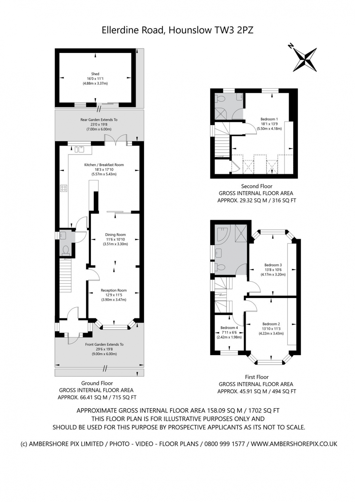 215 Ellerdine Road, Hounslow floorplan