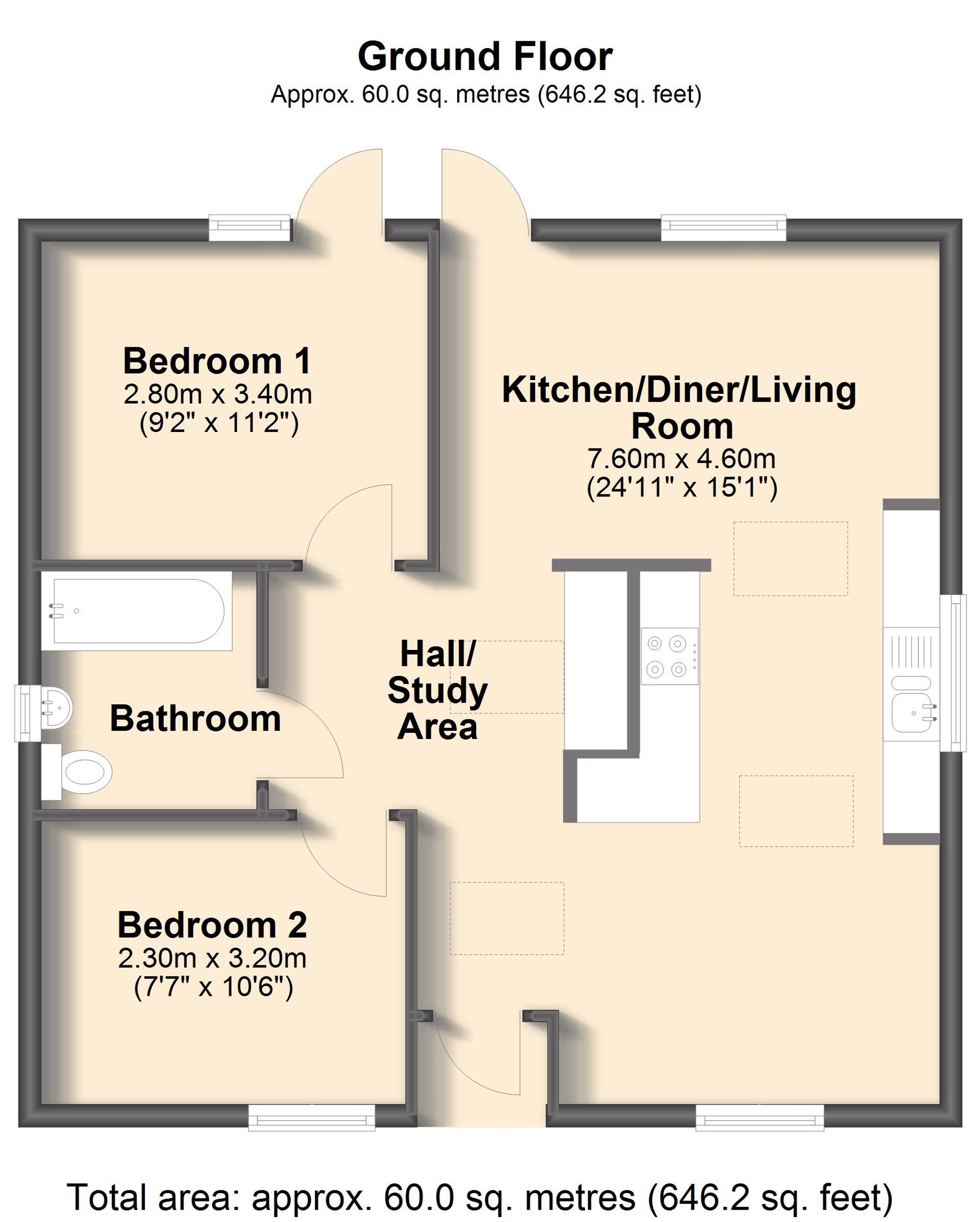 Tideswell, Ankerbold Road, Chesterfield floorplan