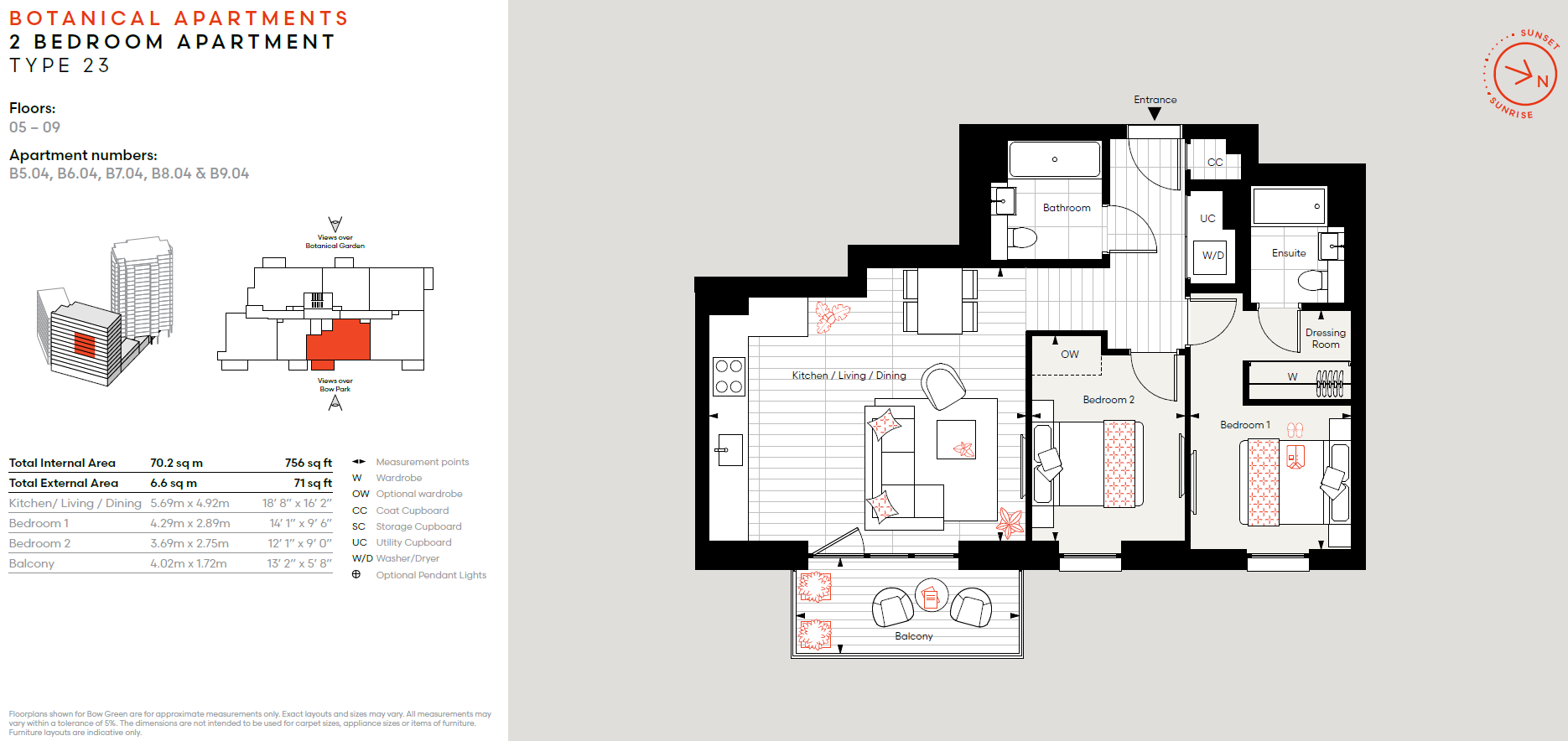 B9.04,, Bow Green, London floorplan
