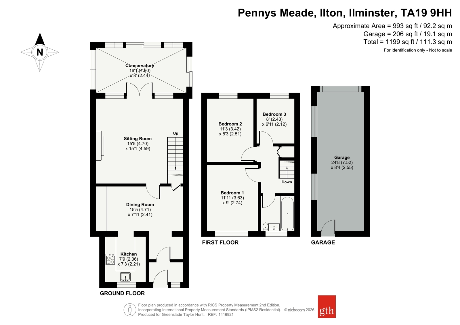 4, Pennys Meade, Ilminster floorplan