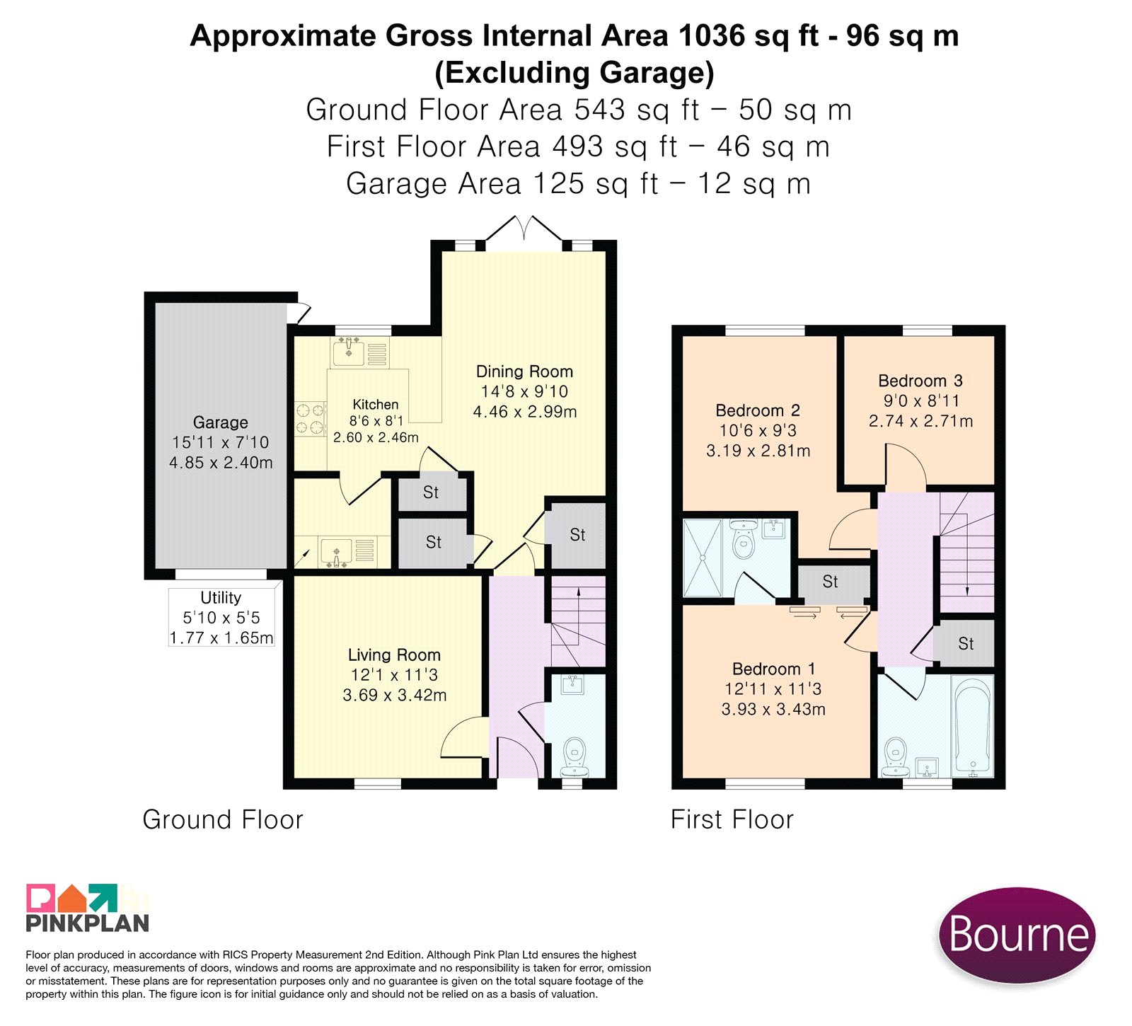 Vernon Drive, Farnham floorplan