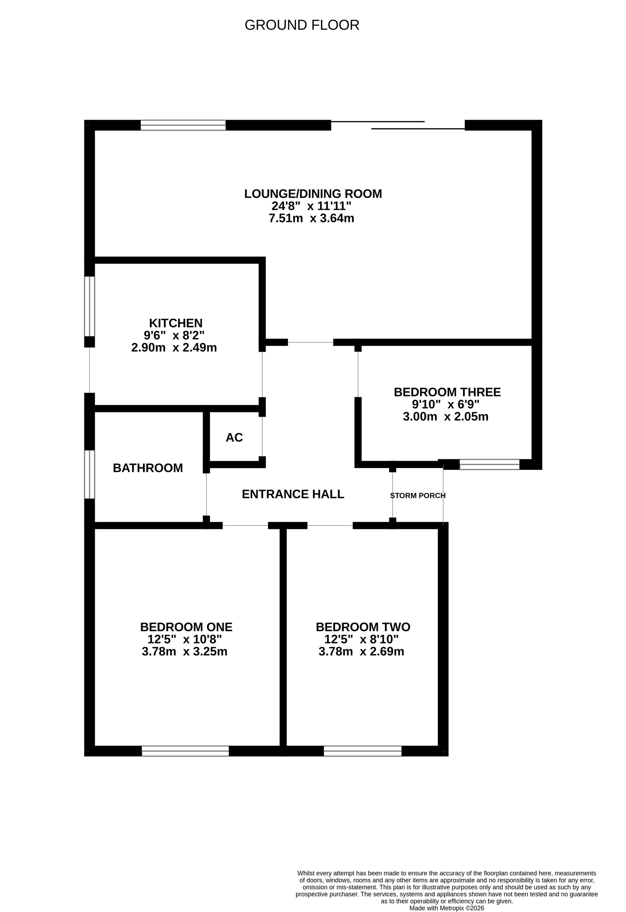 3 Kelvin Close, Southampton floorplan