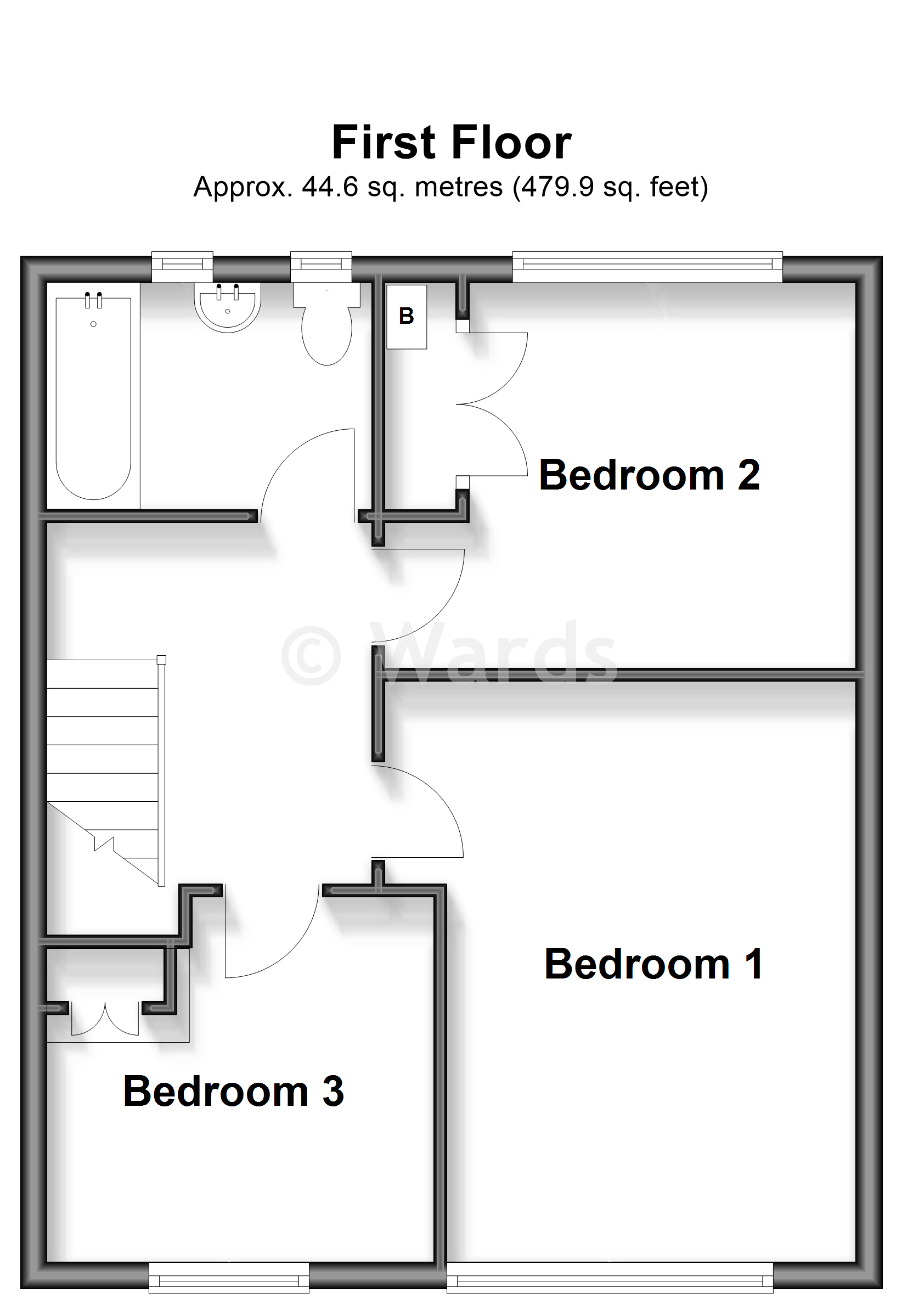 46, Kimberley Close, Dover floorplan