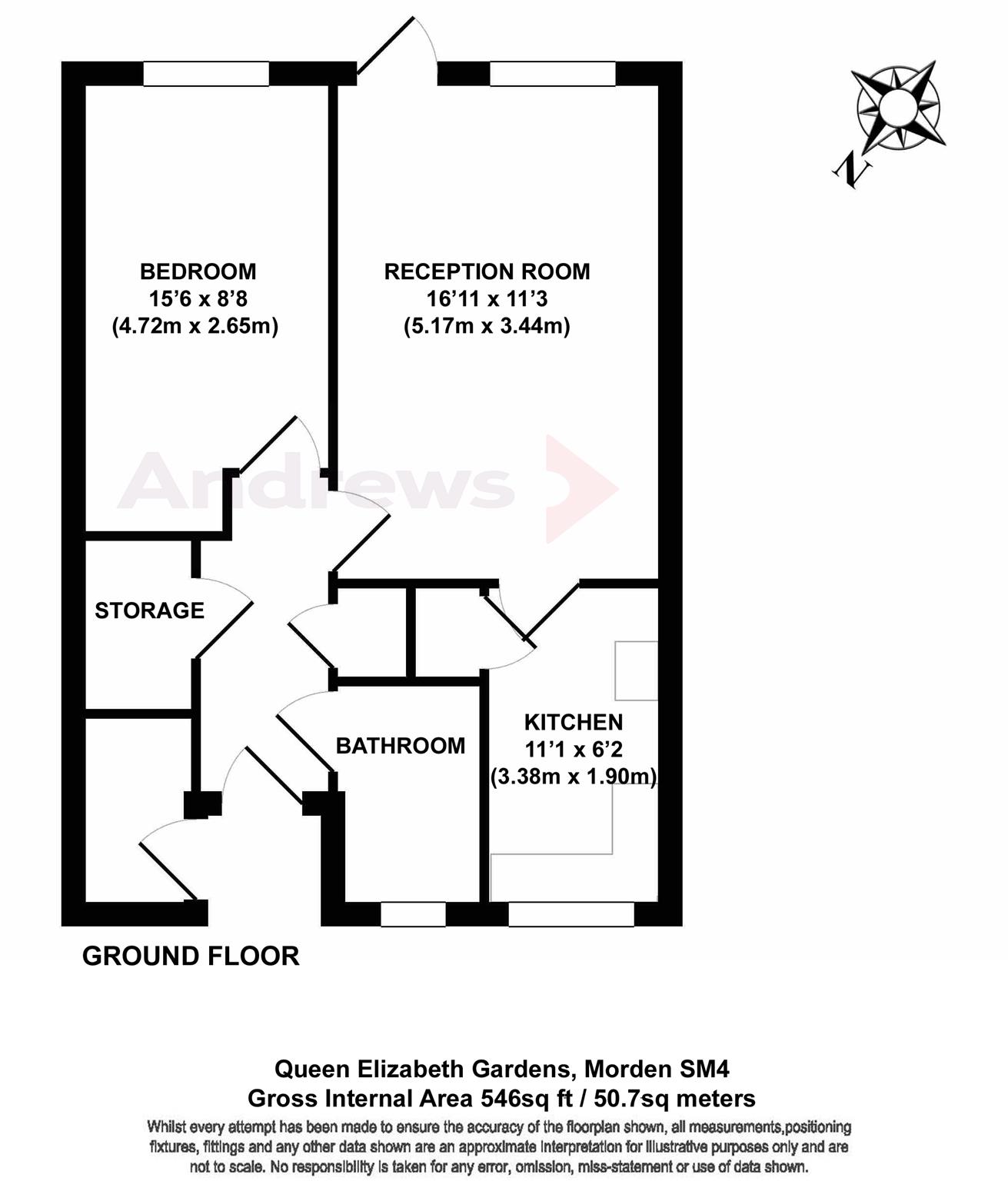 1 Bedrooms Maisonette for sale in Queen Elizabeth Gardens, Morden, Surrey SM4