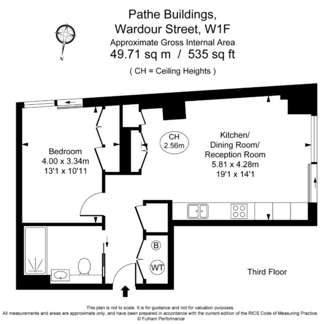 109,Apartment 7, Wardour Street, London floorplan