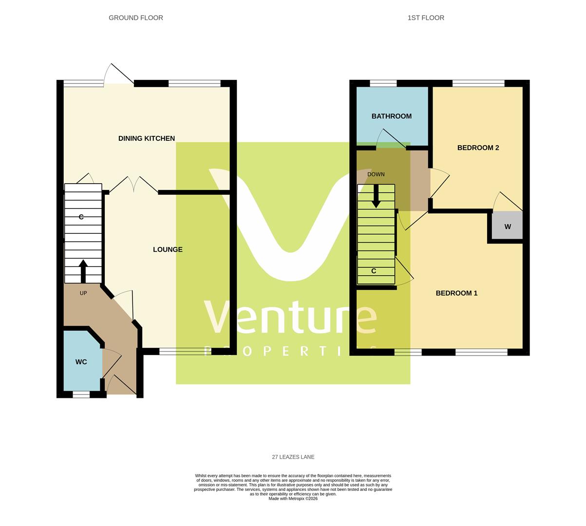 27, Leazes Lane, St. Helen Auckland floorplan