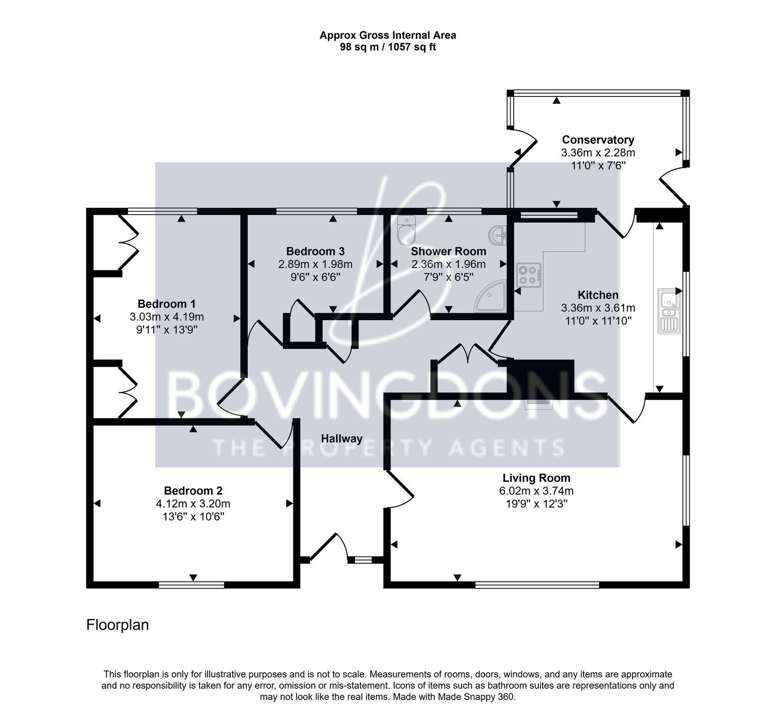 46, Mereside, Soham floorplan