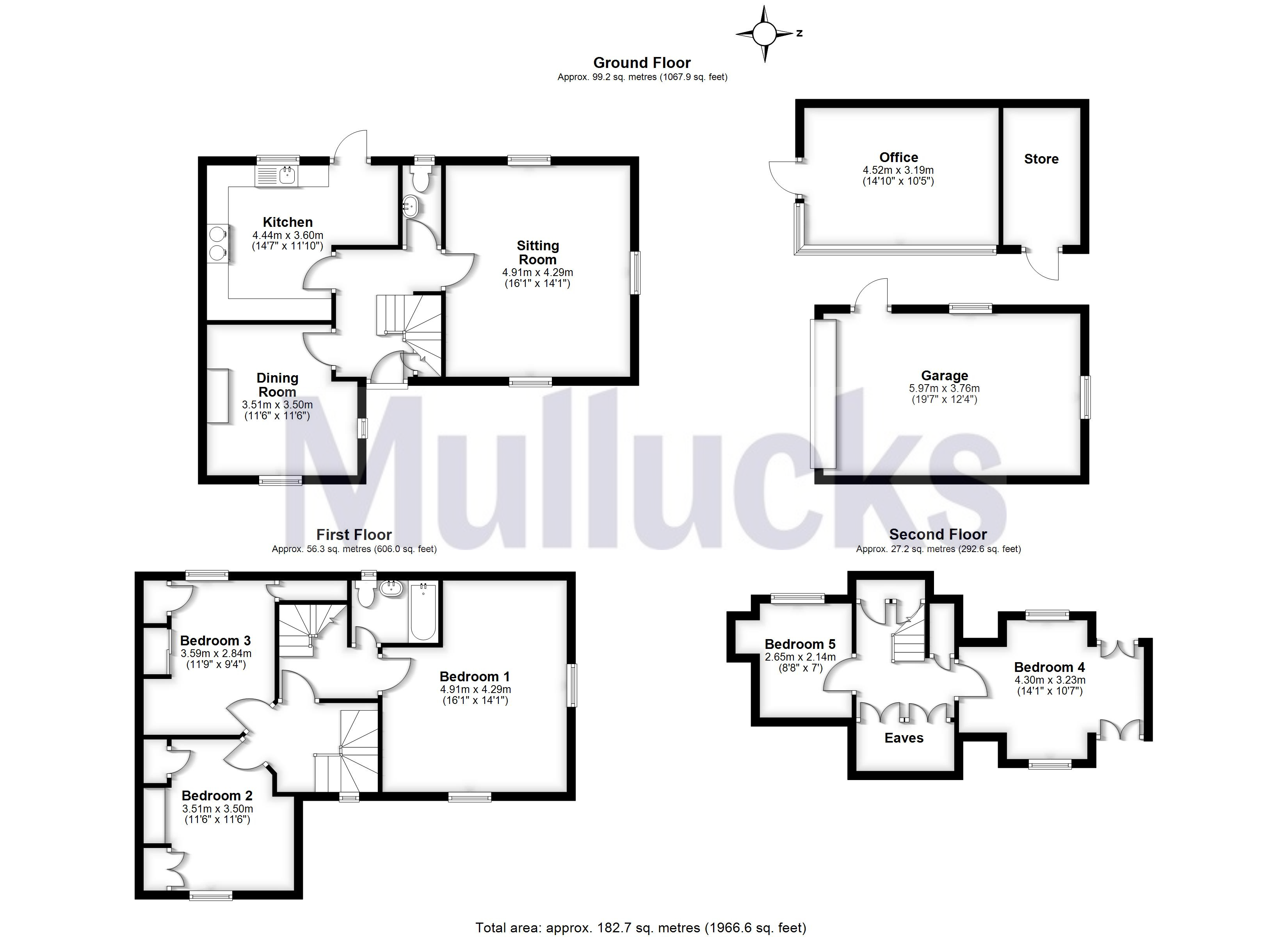 2 Northend Cottages,, Much Hadham, Hertfordshire floorplan
