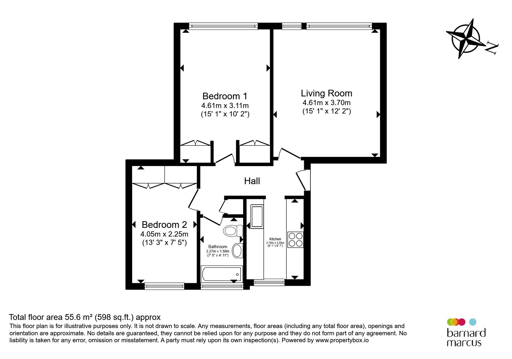 Flat 10, Arundel Court, Arundel Terrace, London floorplan