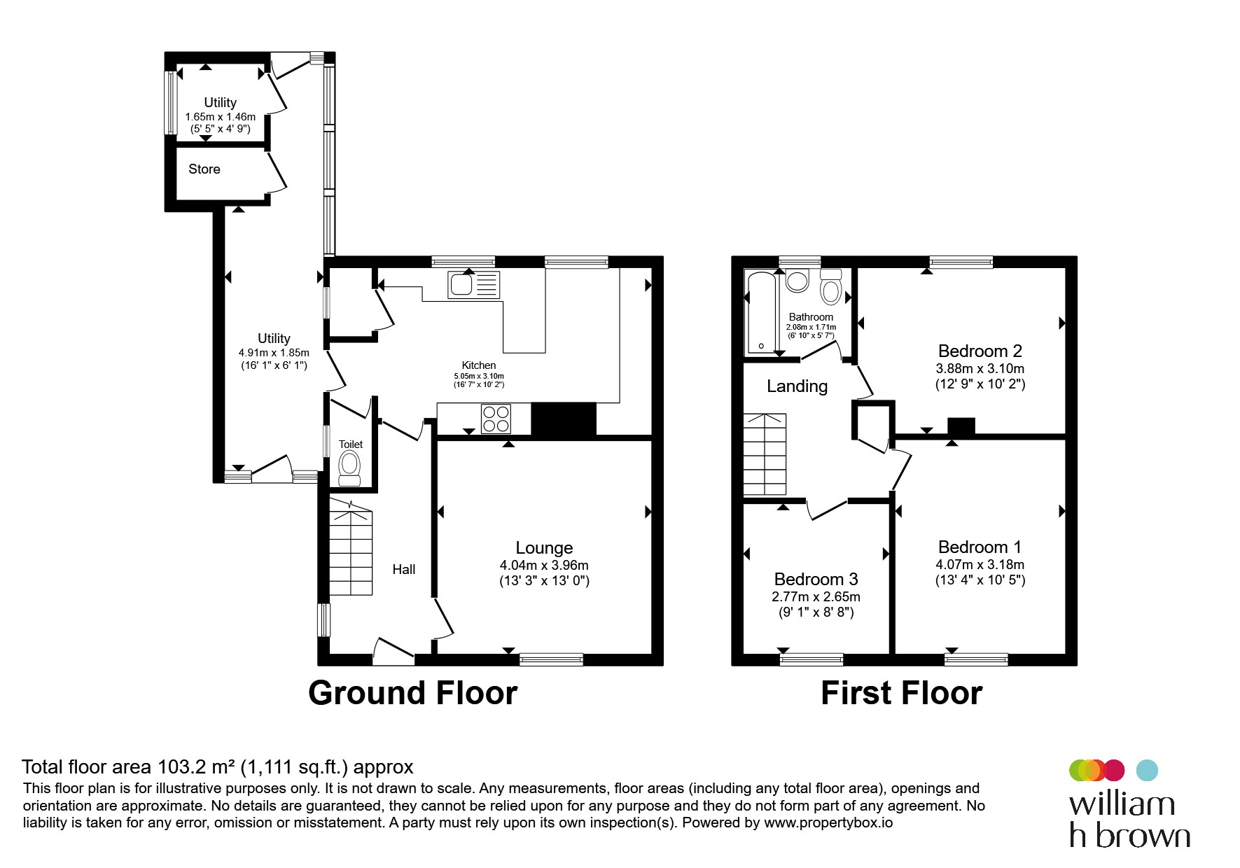 56, Norwood Avenue, Rotherham floorplan