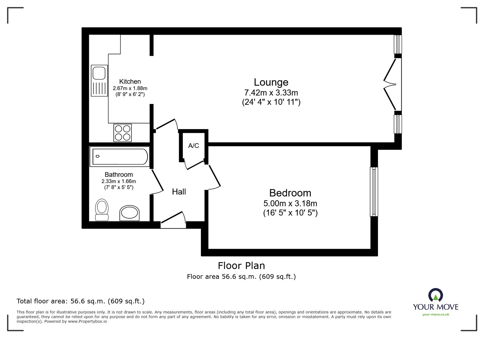 Apartment 7, Ashby House,, Southfield Road, Leicestershire floorplan