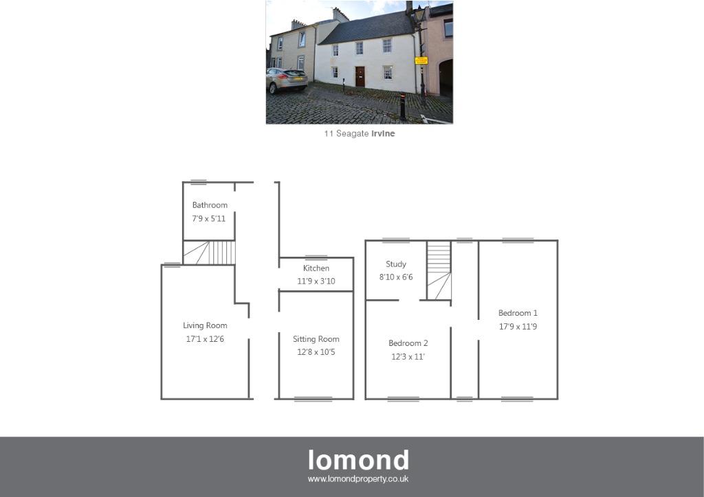 3 Bedrooms Terraced house for sale in Seagate, Irvine, North Ayrshire KA12