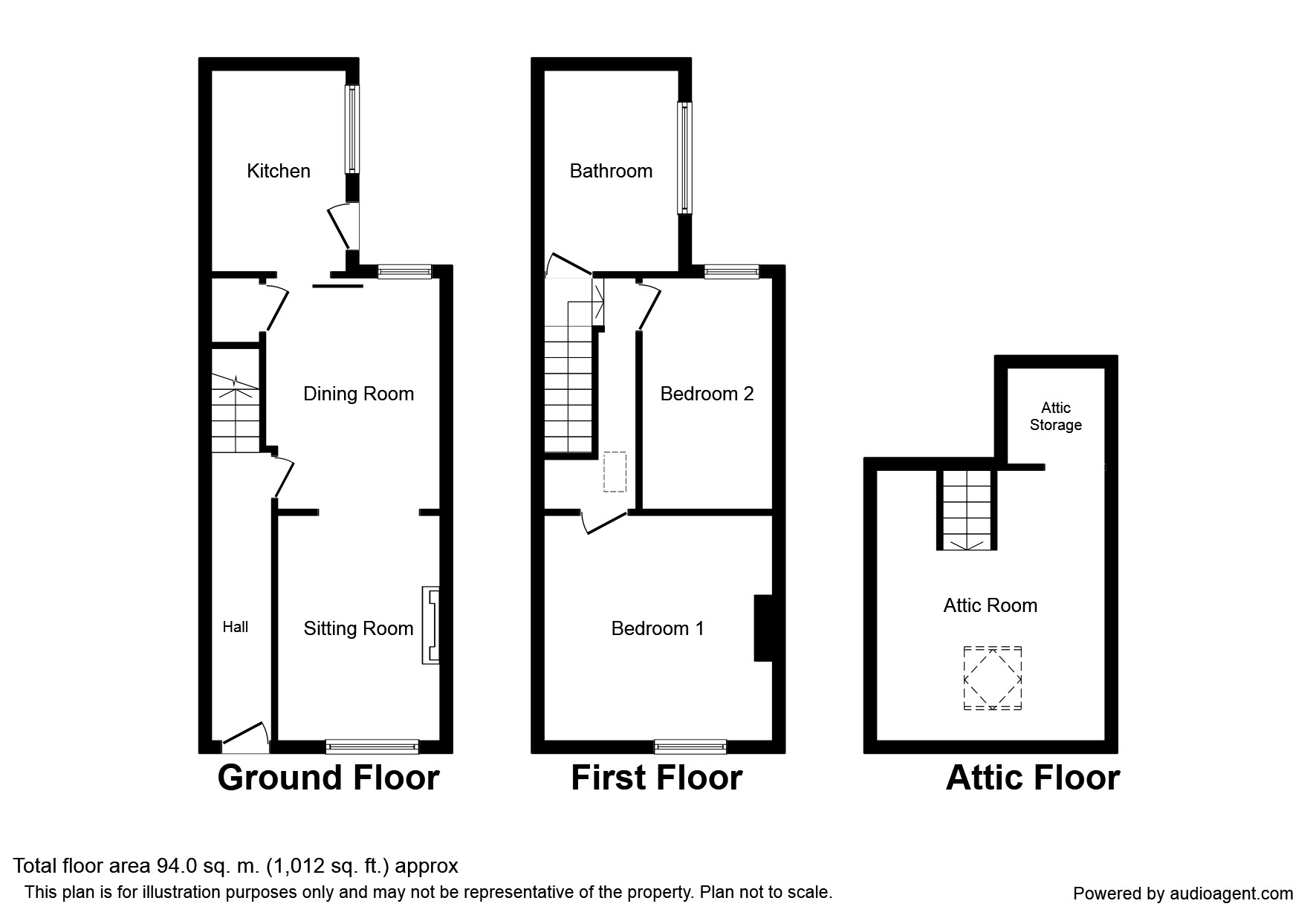 Bowthorn Road, Cleator Moor, Cumbria CA25, 2 bedroom terraced house to