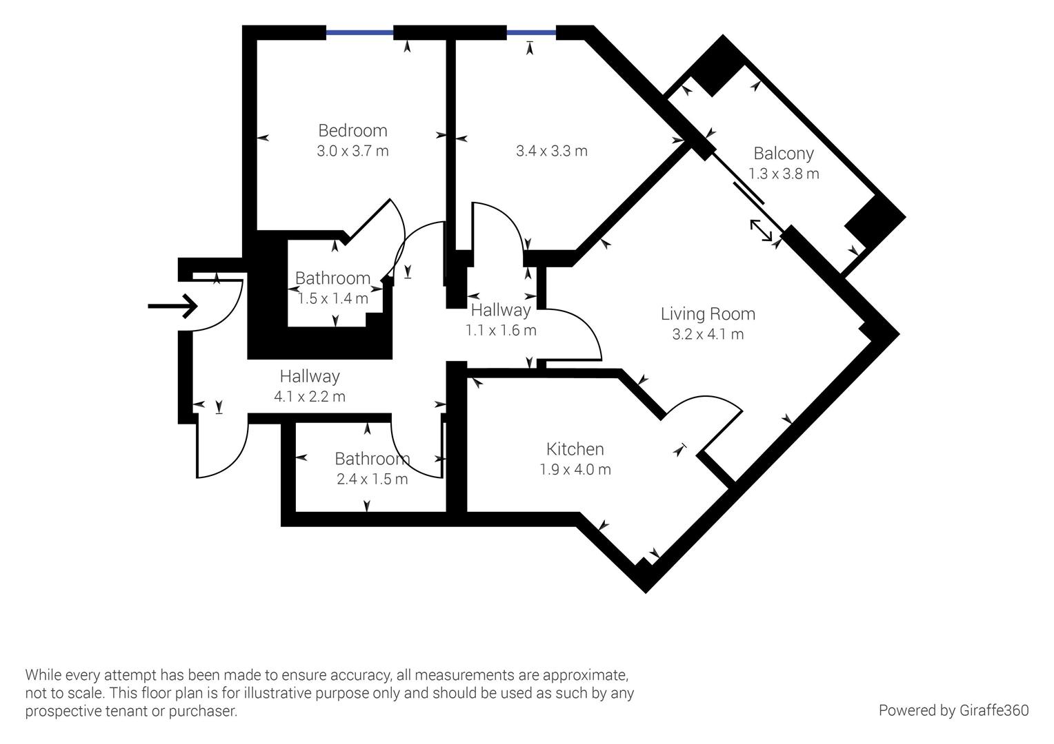 Flat 10, St Annes Gate, 20 Archers Road, Southampton floorplan