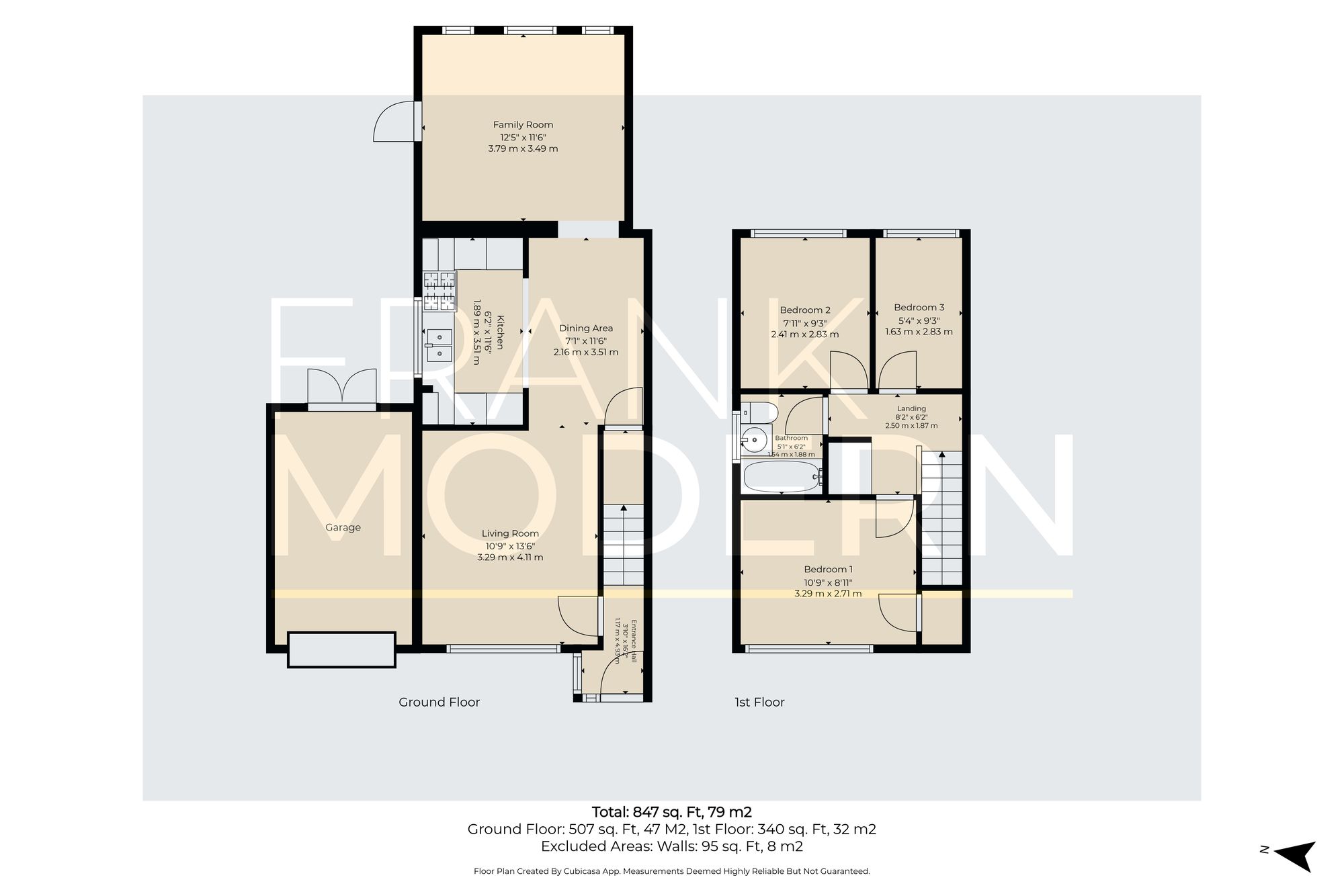 9, Woodward Close, Stilton, PE7 floorplan