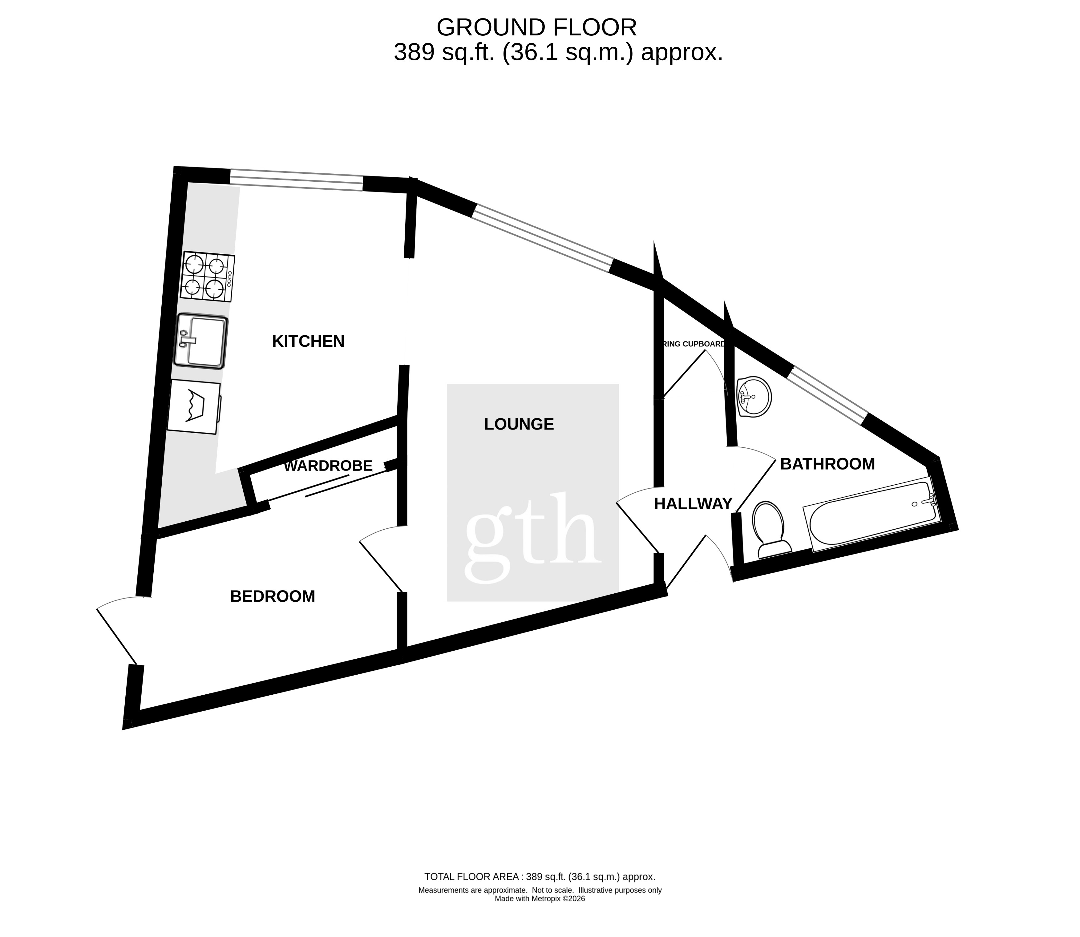13, Huntspill Road, Somerset floorplan