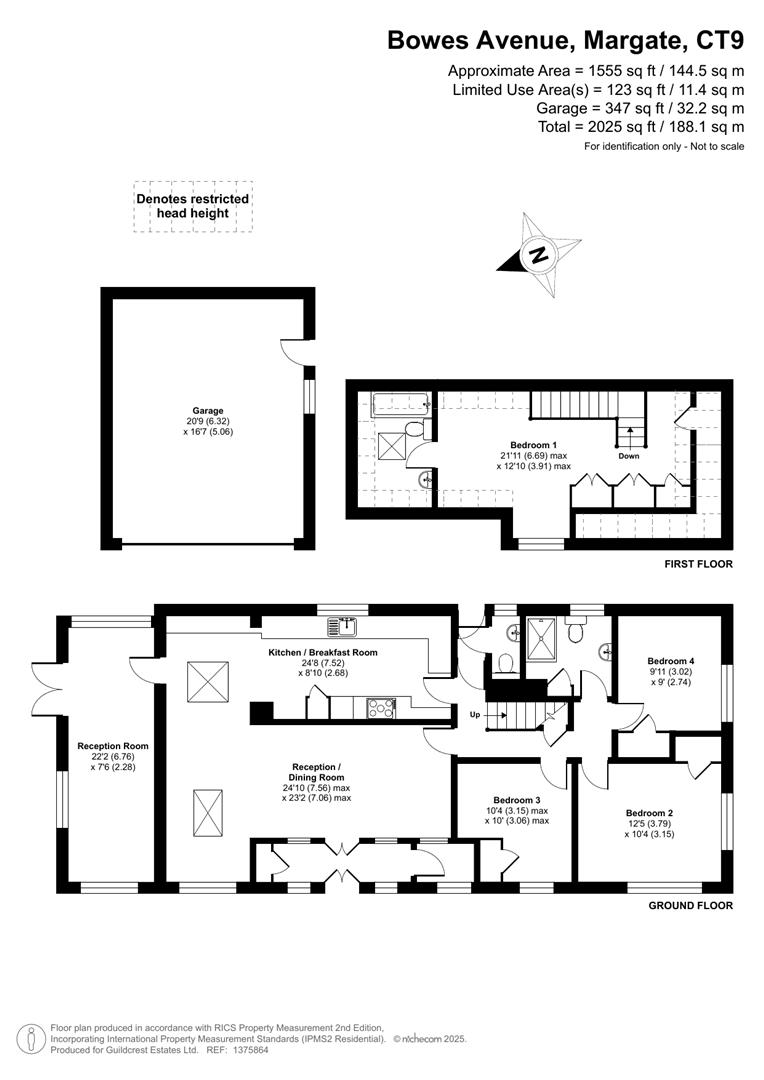 2, Bowes Avenue, Margate floorplan