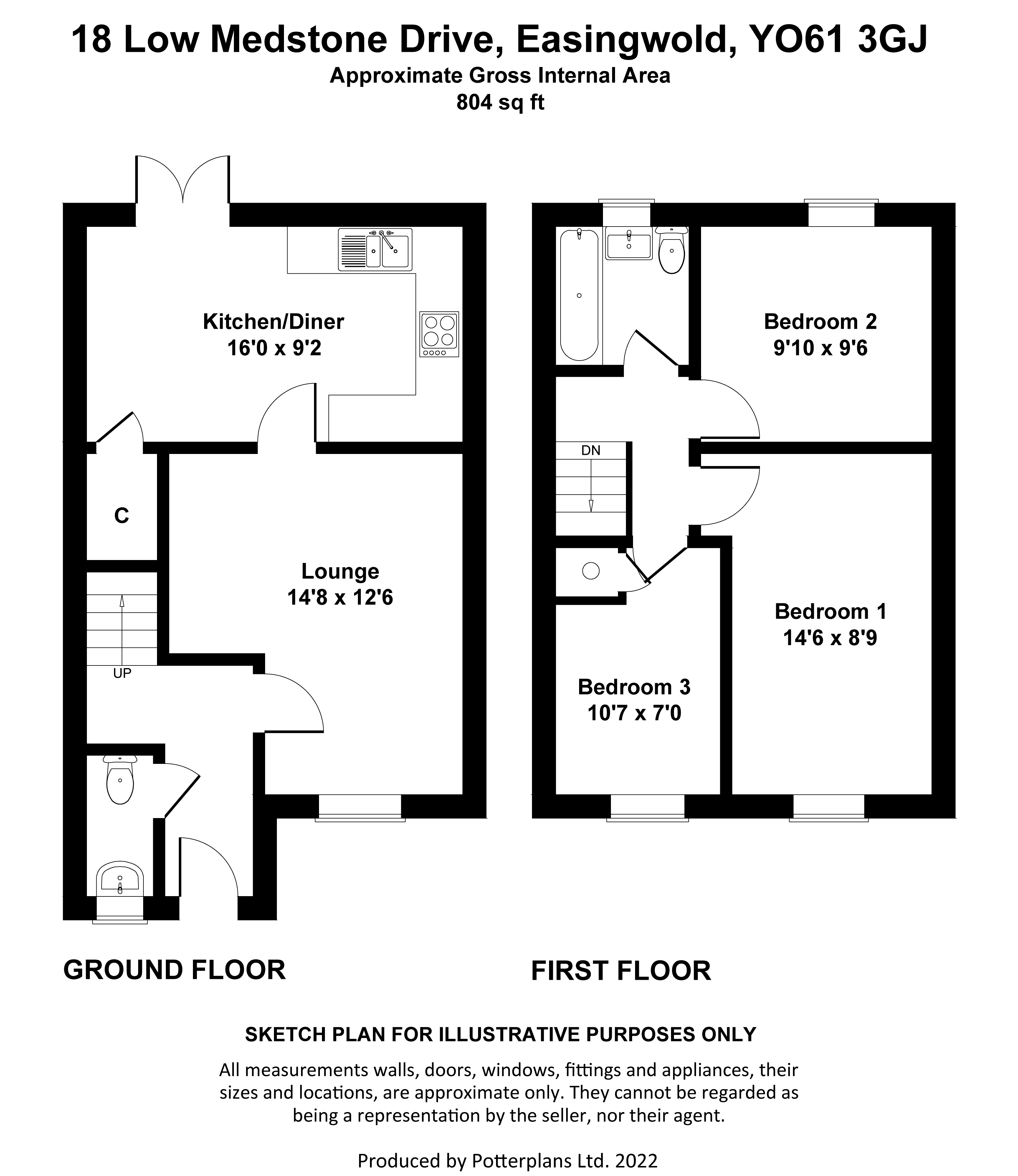 Low Medstone Drive, Easingwold, York YO61, 3 bedroom linkdetached house for sale 62430228
