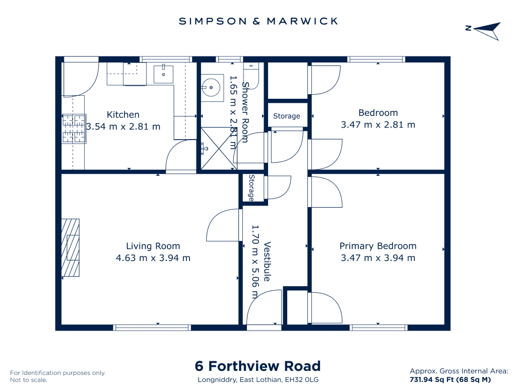 6, Forthview Road, East Lothian floorplan