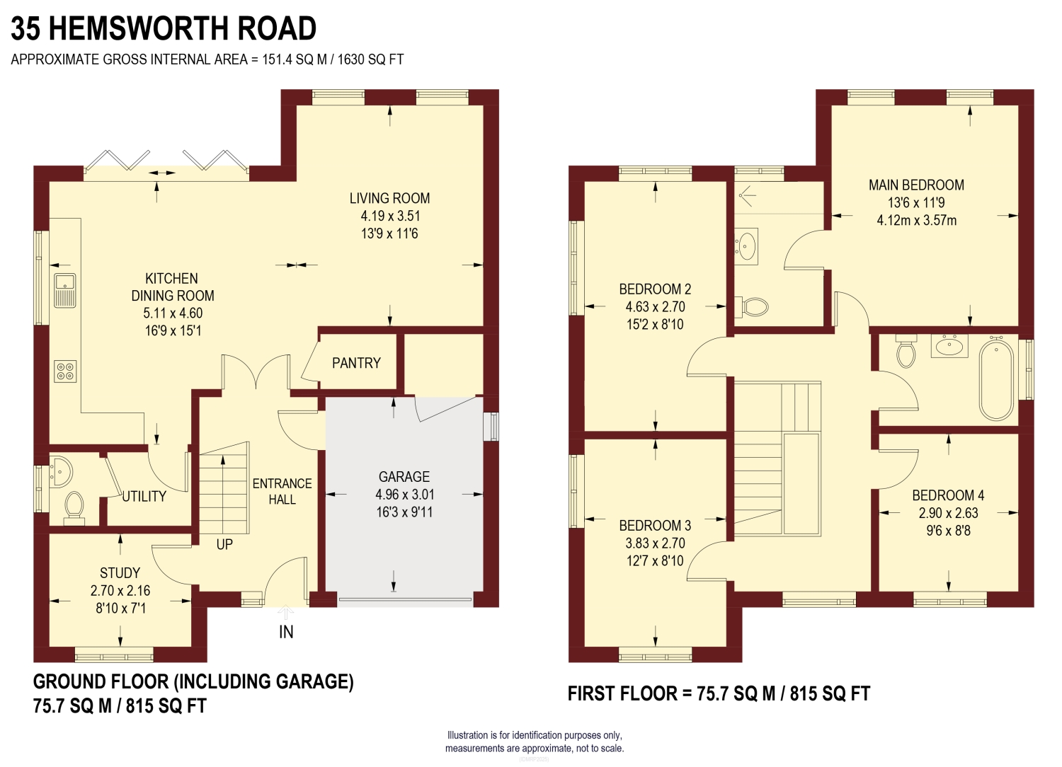 35, Hemsworth Road, Sheffield floorplan