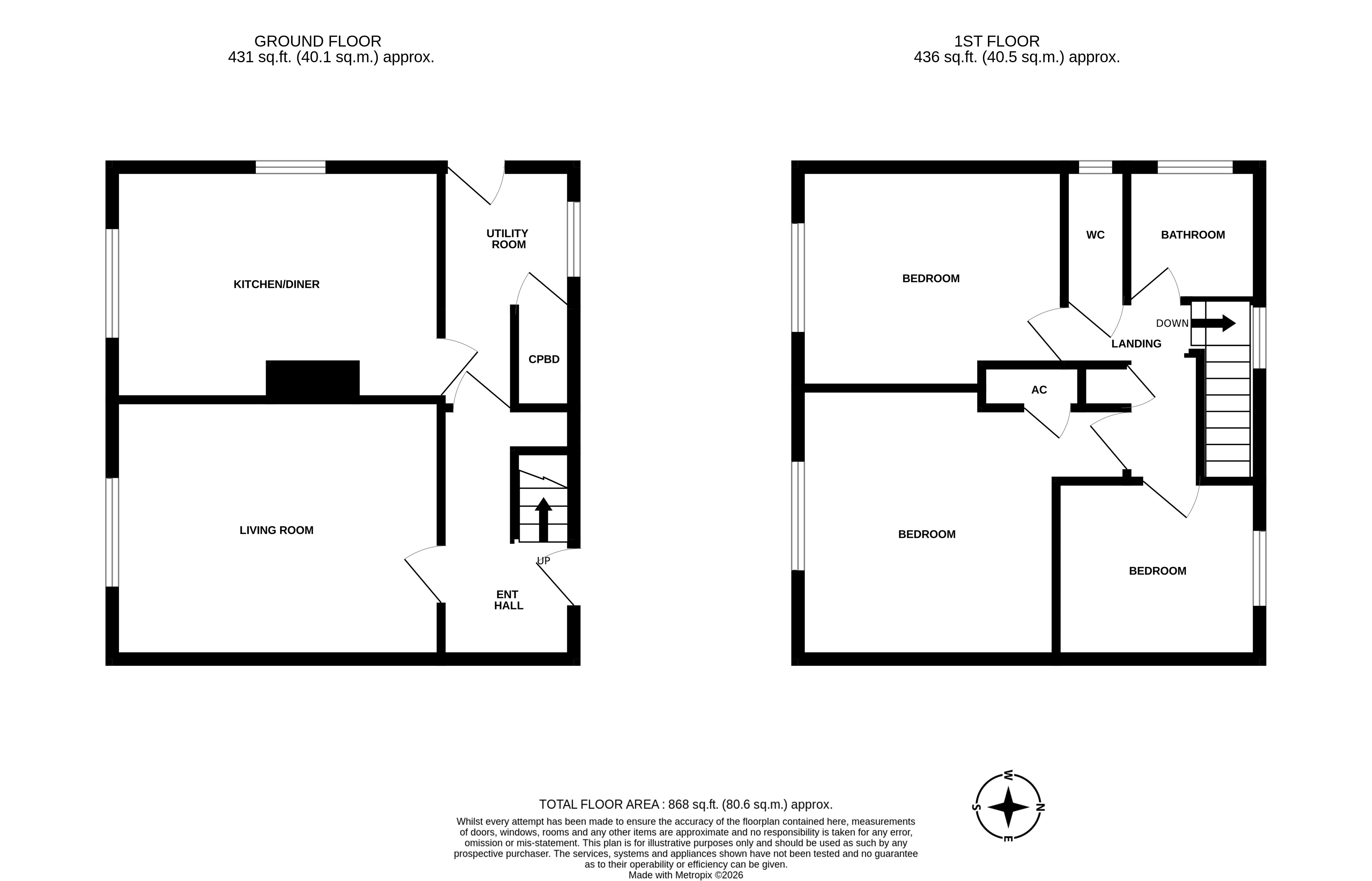 17, Hints Meadow, Ludlow floorplan