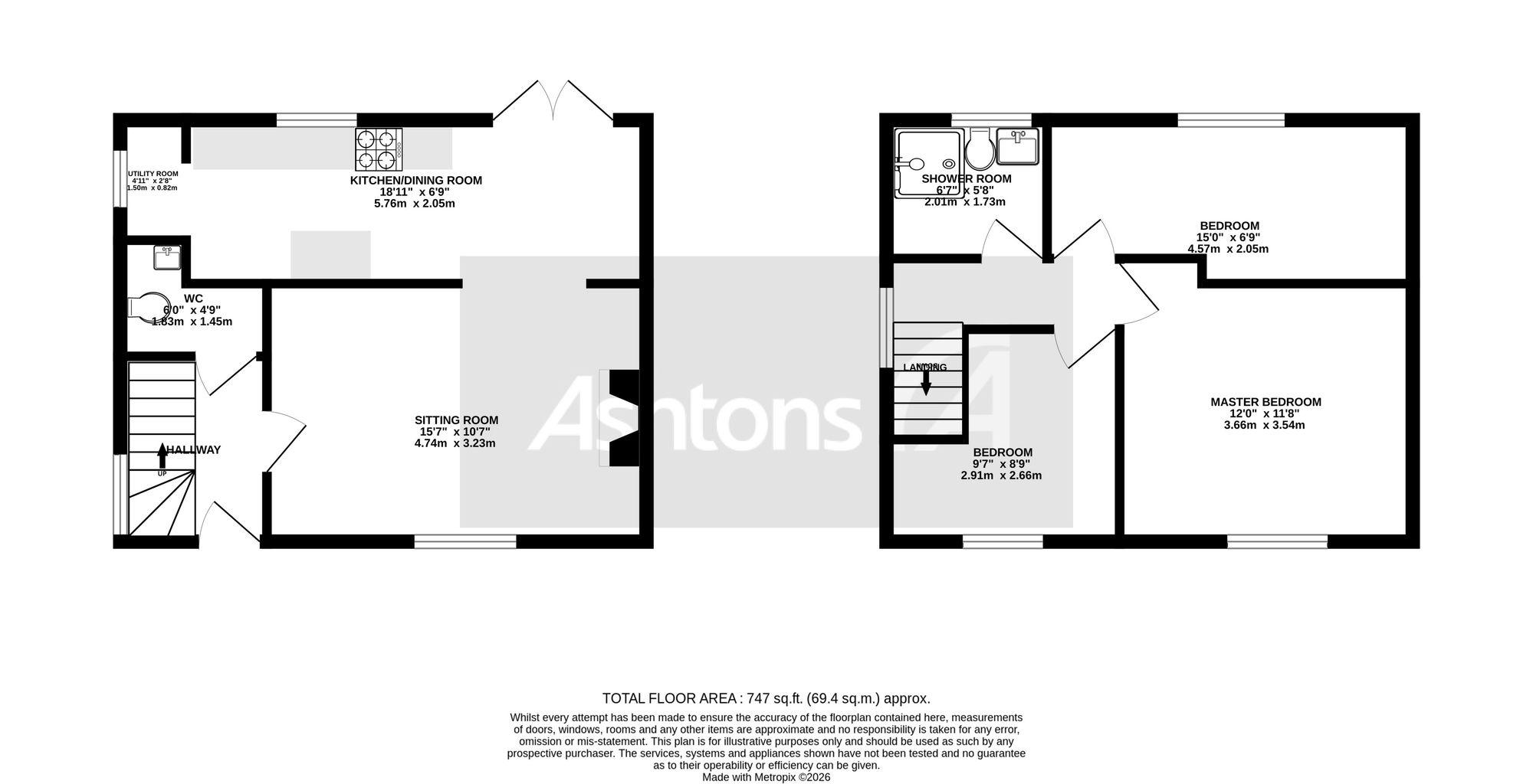 50 Howson Road, Warrington floorplan