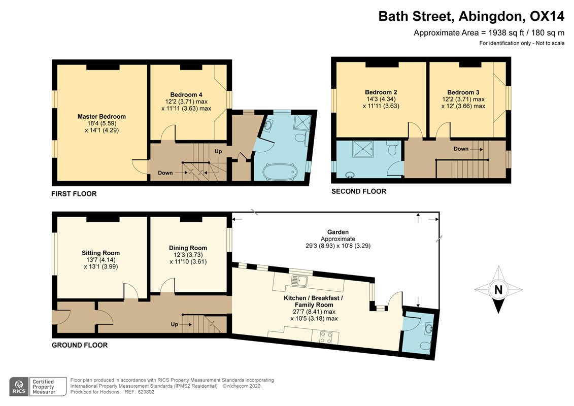 Bath Street, Abingdon OX14, 4 bedroom terraced house for sale