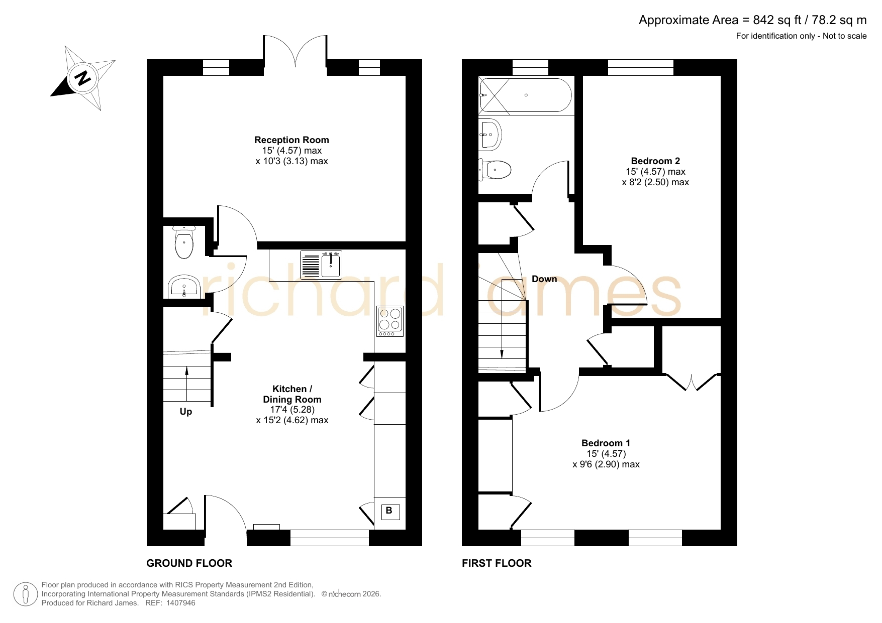 2, Pryde Close, Swindon floorplan