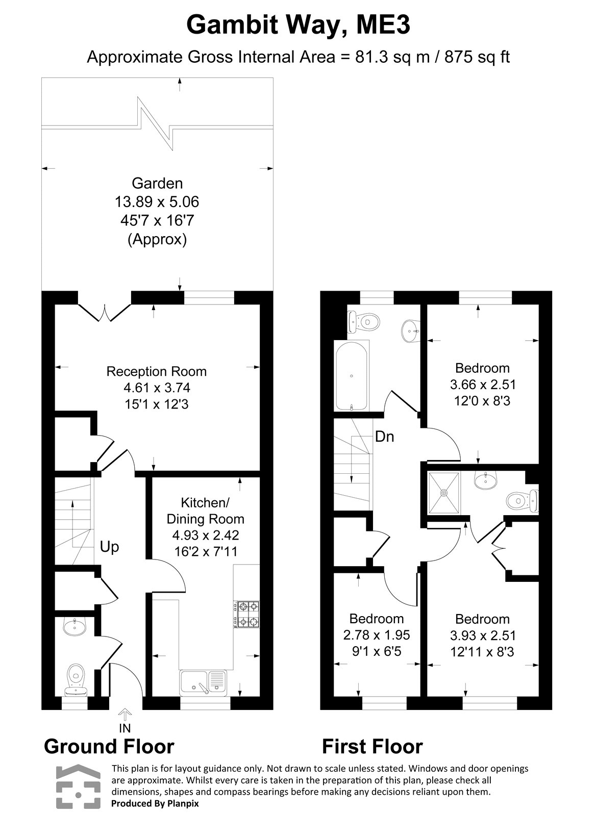 Gambit Way, Rochester floorplan