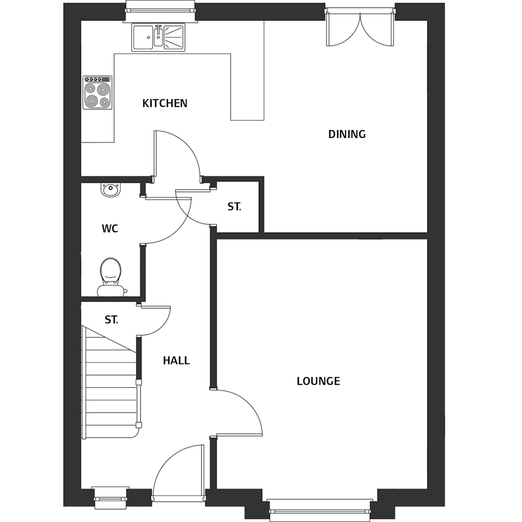 4 Bedrooms Detached house for sale in 