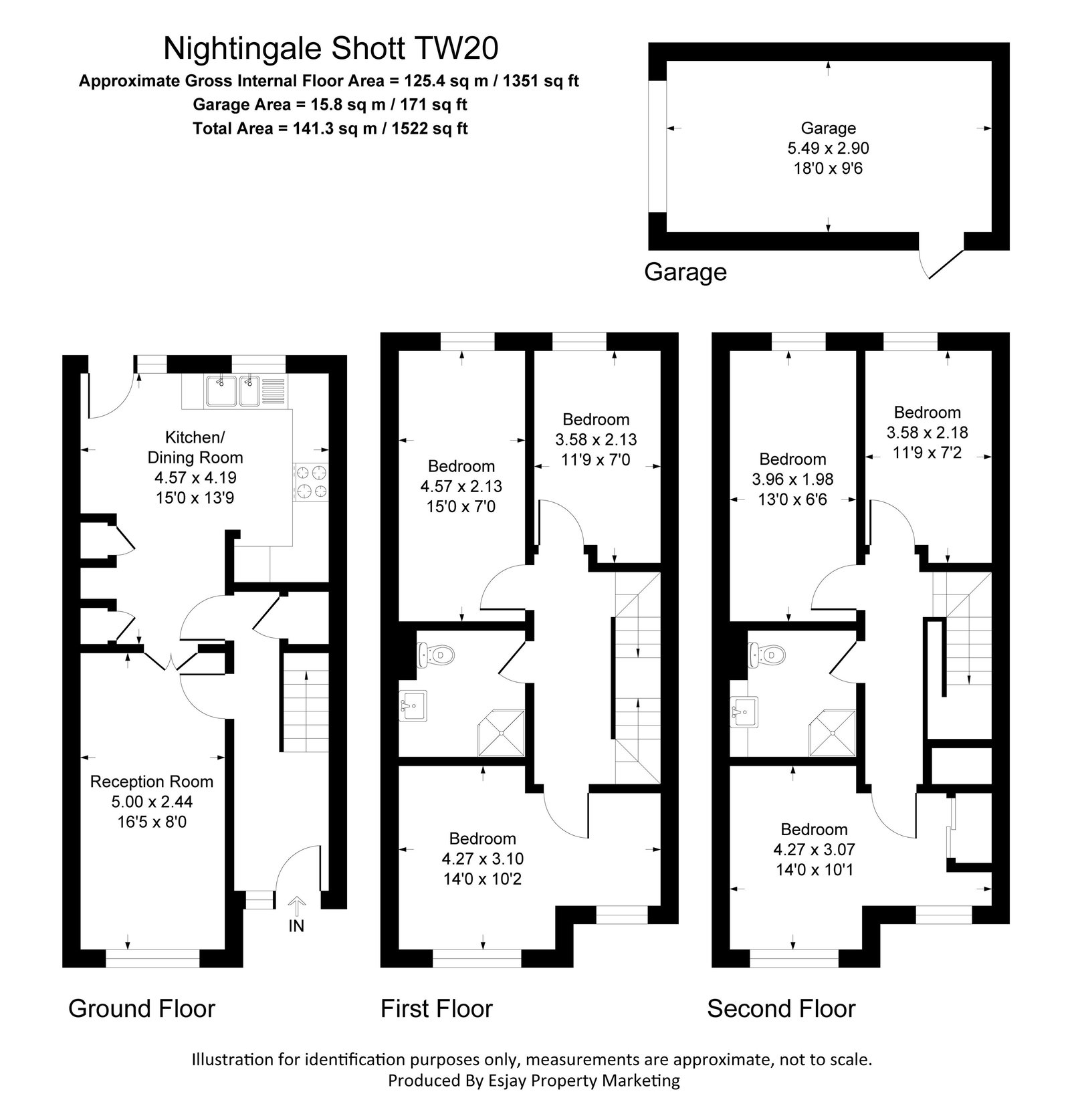 47, Nightingale Shott, Egham floorplan