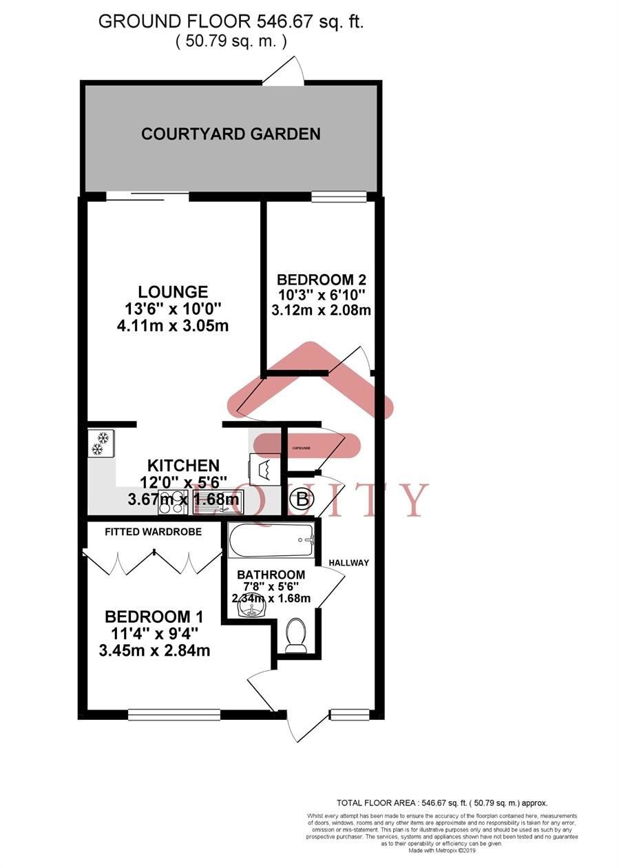 2 Bedrooms Maisonette for sale in Westminster Court, Eleanor Way, Waltham Cross EN8