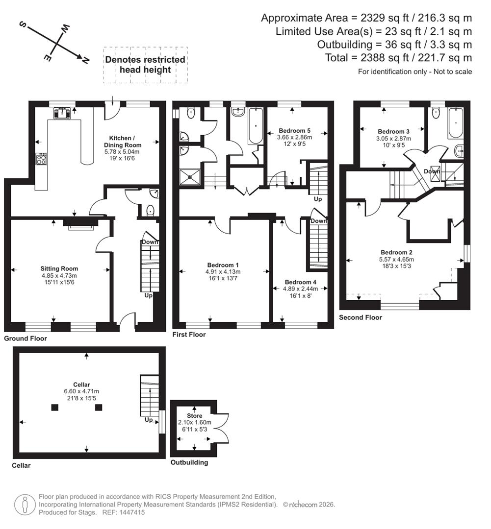 Conifer House, West Porlock, Minehead floorplan